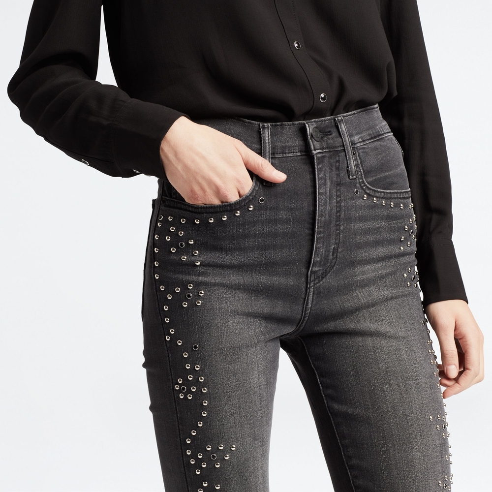 Embellished Black Women's Jeans